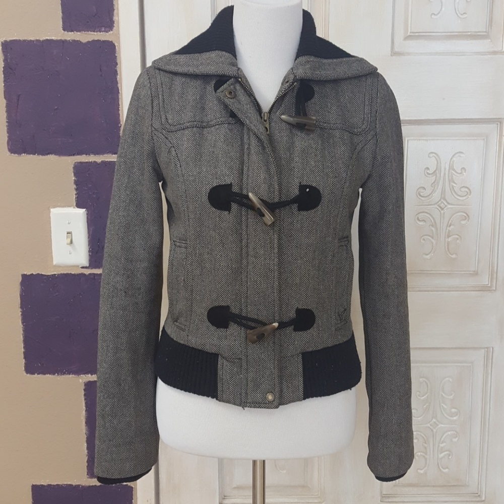 Herringbone Toggle Jacket - image 1